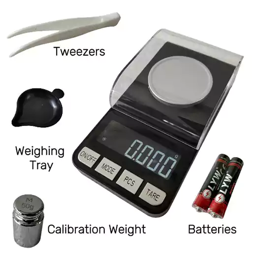 Digital Precision Pocket Scale with Protective Cover (High Accuracy Micro Scale 1