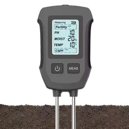 Precision 5-in-1 Soil Tester (Fertility, Moisture, Temperature, pH & Sunlight)